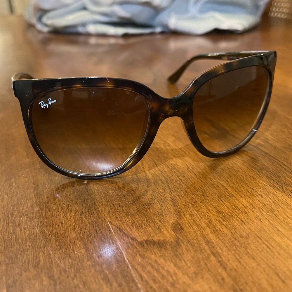 Ray Ban Cats 1000 Tortoise Shell Sunglasses